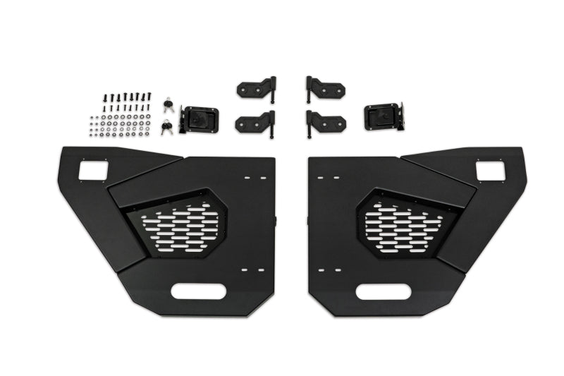 DV8 Offroad - DVEHDJL-02R - DV8 Offroad 18-22 Jeep Wrangler JL/JT Spec Series Half Doors - Rear Set - Shipped in Europe - Tuningsupply.com