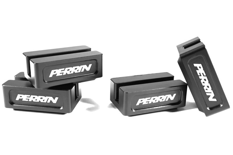 Perrin Performance PSP-BDY-040BK - PERPSP-BDY-040BK - PERRIN 93-25 Subaru WRX/STI/Impreza/OBXT/LGT & 13-25 BRZ/GR86/Crosstrek Jack Pad Set (5pc) - Black - Shipped in Europe - Tuningsupply.com