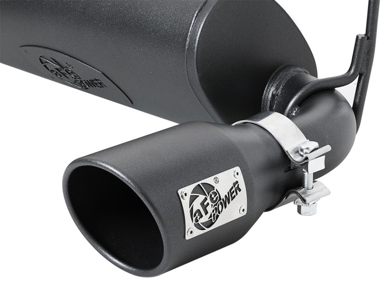 aFe 49-48067-B - AFE49-48067-B - aFe Rebel Series 2.5in 409 SS Axle-Back Exhaust w/ Black Tips 2018+ Jeep Wrangler (JL) V6 3.6L - Shipped in Europe - Tuningsupply.com