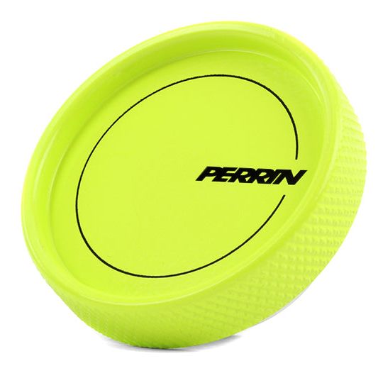 Perrin Performance PSP-ENG-711NY - PERPSP-ENG-711NY - PERRIN 02-25 Subaru Impreza/WRX/STI & 13-25 Crosstrek/BRZ/FR-S/GR86/GR86 Oil Fill Cap - Neon Yellow - Shipped in Europe - Tuningsupply.com