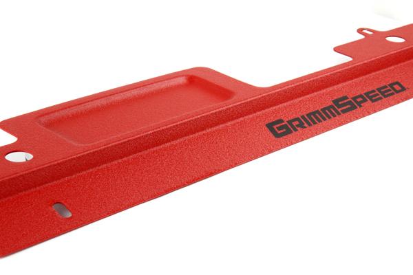 GrimmSpeed GRM096006 - GRM096006 - GrimmSpeed 02-07 Subaru Impreza/WRX / 04-07 STI Radiator Shroud w/Tool Tray - Red - Shipped in Europe - Tuningsupply.com