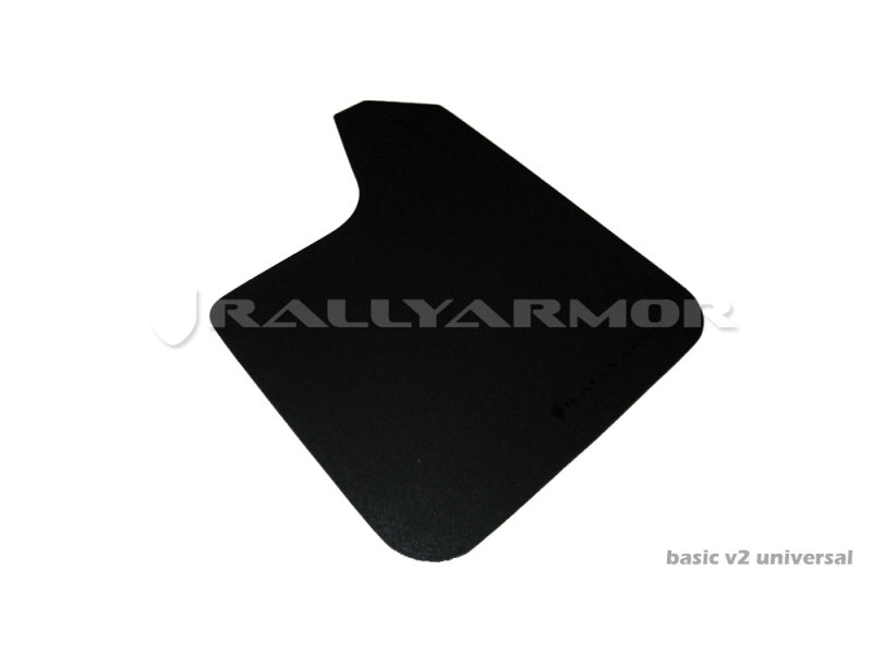 Rally Armor MF12-BAS-RD-LRT - RALMF12-BAS-RD-LRT - Rally Armor Universal Basic Mud Flap w/ Red Logo - Pair - Shipped in Europe - Tuningsupply.com