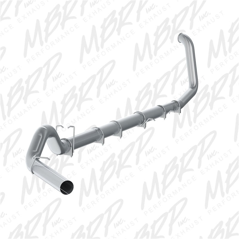 MBRP PS62220SLM - MBRPS62220SLM - MBRP F-250/350 7.3L all models 5in Turbo Back Single Side Exit No Muffler T409 - Shipped in Europe - Tuningsupply.com