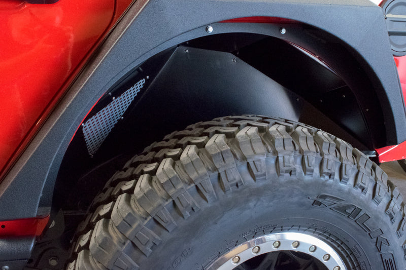 DV8 Offroad - DVEINFEND-03RB - DV8 Offroad 2018+ Jeep Wrangler JL Rear Inner Fenders - Black - Shipped in Europe - Tuningsupply.com