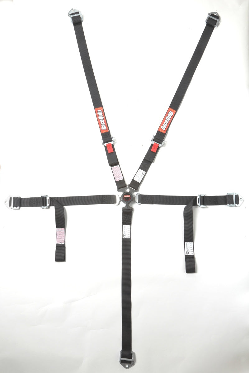 Racequip 739009 - RQP739009 - RaceQuip Black JR. CAMLOCK 5pt Seat Belt - Shipped in Europe - Tuningsupply.com
