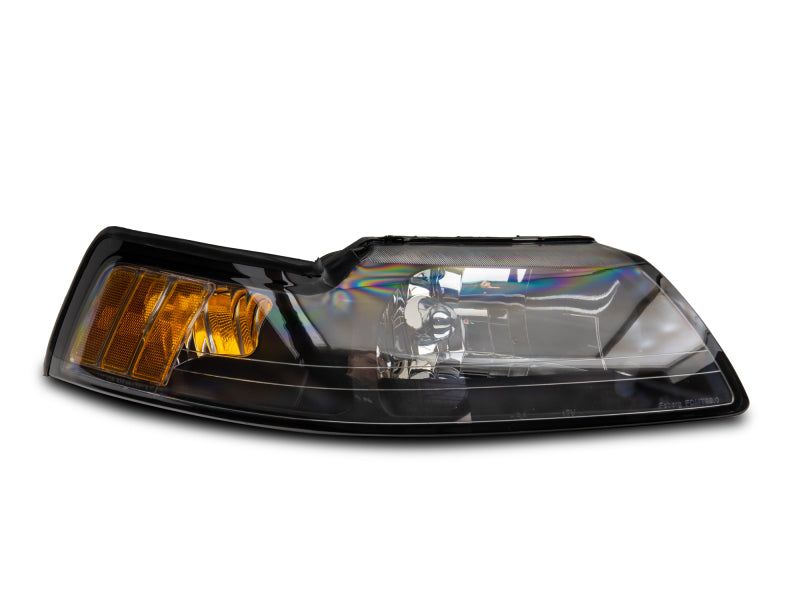 Raxiom 413419 - RAX413419 - Raxiom 99-04 Mustang Axial Series OEM Style Replacement Headlights- Black Housing (Clear Lens) - Shipped in Europe - Tuningsupply.com