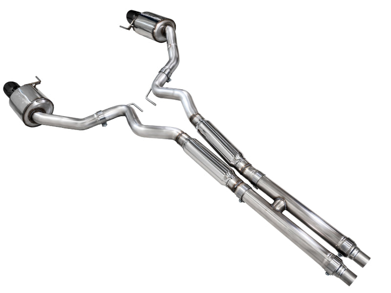 AWE Tuning 3015-33650 - AWE3015-33650 - AWE 2024 Ford Mustang GT Fastback S650 RWD Touring Catback Exhaust w/ Dual Diamond Black Tips - Shipped in Europe - Tuningsupply.com