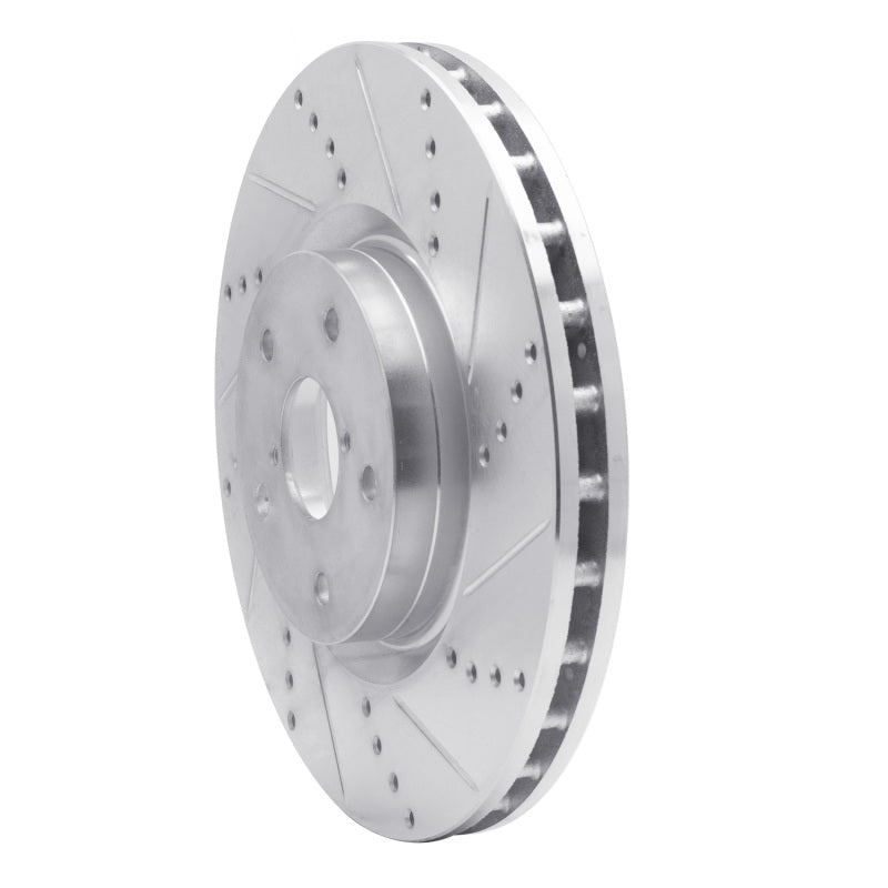 R1 Concepts 631-13016R - RNC631-13016R - R1 05-20 Subaru WRX Front Right Drilled & Slotted Silver Brake Rotor - Shipped in Europe - Tuningsupply.com