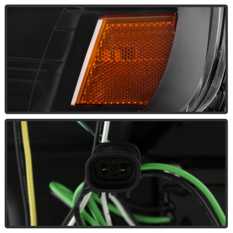 SPYDER 5088154 - SPY5088154 - Spyder 14-20 Toyota 4Runner Projector Headlights w/Seq. LED Turn Sig. LED White Light Bar Park Light - Shipped in Europe - Tuningsupply.com