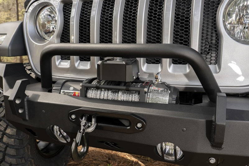 Rugged Ridge 11540.31 - RUG11540.31 - Rugged Ridge HD Bumper Full Width Front 07-18 Jeep Wrangler JK 18-20 Jeep Wrangler JL 2020 JT - Shipped in Europe - Tuningsupply.com