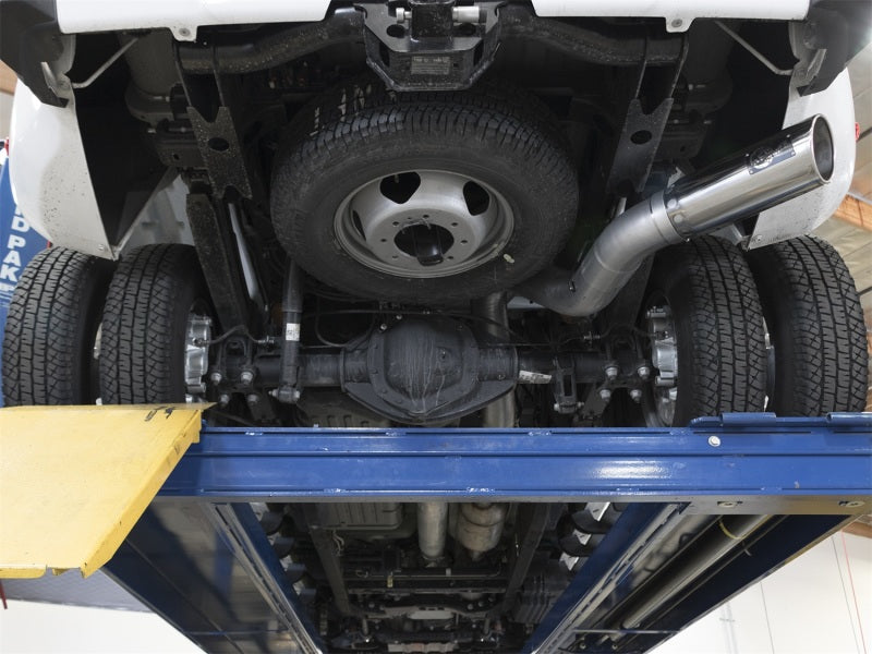 aFe 49-44085-P - AFE49-44085-P - aFe LARGE BORE HD 5in 409-SS DPF-Back Exhaust w/Polished Tip 2017 GM Duramax V8-6.6L (td) L5P - Shipped in Europe - Tuningsupply.com