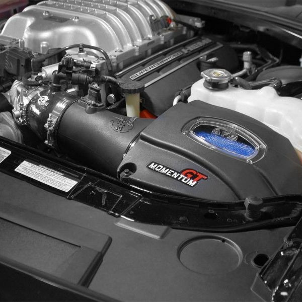 aFe 52-72204 - AFE52-72204 - aFe Momentum Air Intake System PRO 5R w/ Extra Filter 2015 Dodge Challenger SRT Hellcat 6.2L (sc) - Shipped in Europe - Tuningsupply.com