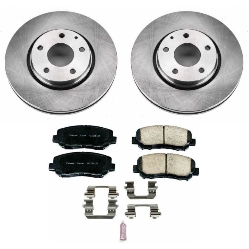 PowerStop KOE7689 - PSBKOE7689 - Power Stop 16-18 Mazda CX-5 Front Autospecialty Brake Kit - Shipped in Europe - Tuningsupply.com