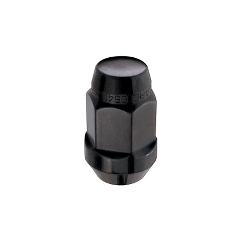 McGard 64015 - MCG64015 - McGard Hex Lug Nut (Cone Seat Bulge Style) M12X1.5 / 3/4 Hex / 1.45in. Length (4-Pack) - Black - Shipped in Europe - Tuningsupply.com