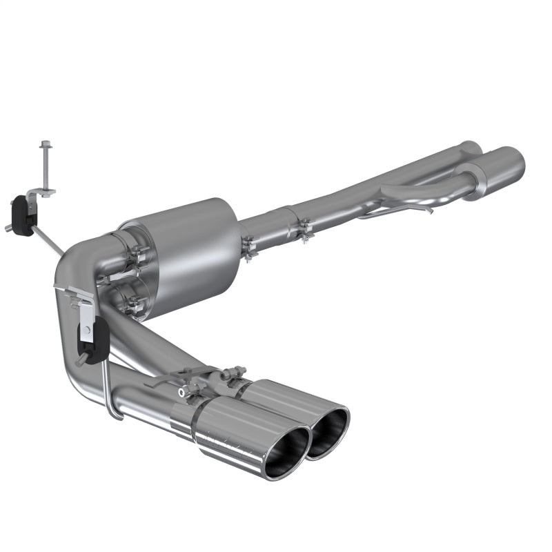 MBRP PS5092304 - MBRPS5092304 - MBRP 2019+ Chevrolet Silverado 1500 4.5L/5.3L Pre-Axle Dual Side Exit w/ 4in OD Tip- T304 - Shipped in Europe - Tuningsupply.com