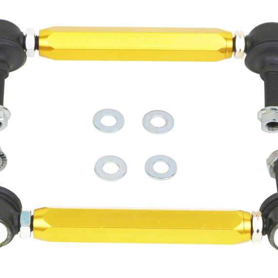 Whiteline KLC140-175 - WHLKLC140-175 - Whiteline Universal Sway Bar End Link Kit - 175-200mm Heavy Duty Adjustable - 10mm Ball Studs - Shipped in Europe - Tuningsupply.com