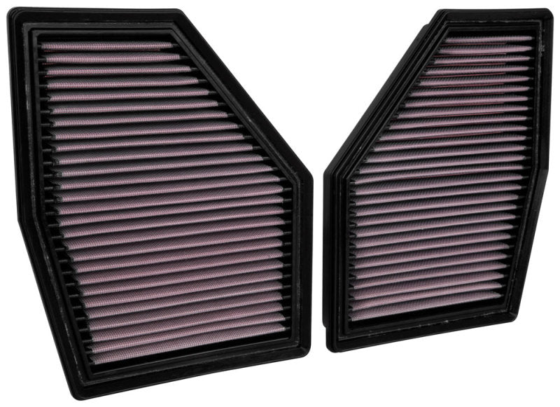 K&N Engineering 33-3155 - KNN33-3155 - K&N 2020 BMW M550i 4.4L V8 Replacement Air Filter (2 Per Box) - Shipped in Europe - Tuningsupply.com