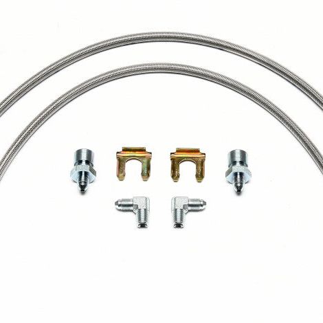 Wilwood 220-11237 - WIL220-11237 - Wilwood Flexline Kit 22 inch 3/8-24 to 90 Degree - Shipped in Europe - Tuningsupply.com