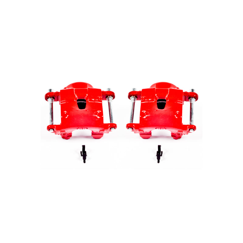 PowerStop S4071 - PSBS4071 - Power Stop 78-85 Avanti II Front Red Calipers w/o Brackets - Pair - Shipped in Europe - Tuningsupply.com