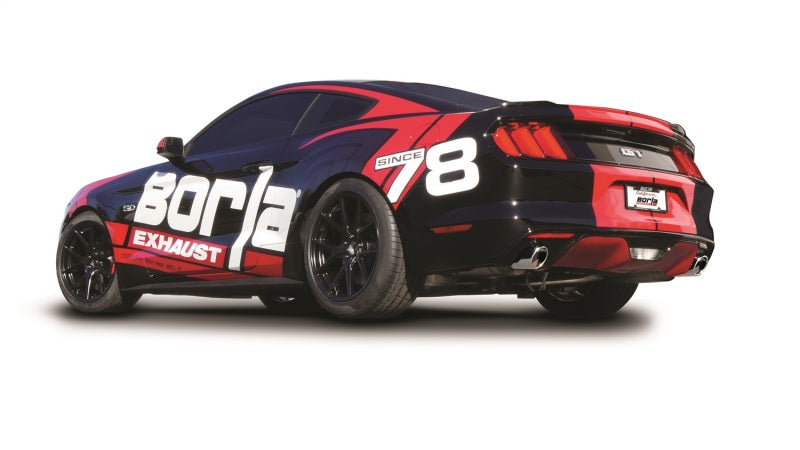 Borla 140630 - BOR140630 - Borla Atak Cat-Back 15-17 Ford Mustang GT 5.0L V8 MT/AT 3in pipe 4in tip - Shipped in Europe - Tuningsupply.com