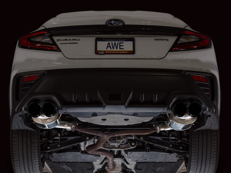 AWE Tuning 3015-43424 - AWE3015-43424 - AWE Tuning 22-25 Subaru VB WRX Touring Edition Axle-Back Exhaust - Diamond Black Tips - Shipped in Europe - Tuningsupply.com