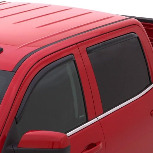 AVS 194536 - AVS194536 - AVS 15-18 Chevy Silverado 2500 Crew Cab Ventvisor Front & Rear Window Deflectors 4pc - Smoke - Shipped in Europe - Tuningsupply.com