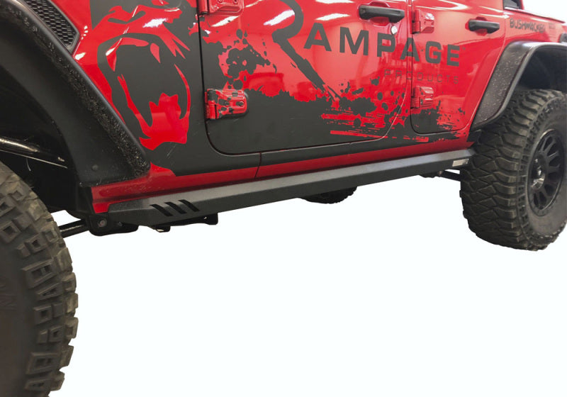 Rampage - RAM26410031 - Rampage 2018-2019 Jeep Wrangler(JL) Unlimited Sport 4-Door Rock Rail - Black - Shipped in Europe - Tuningsupply.com