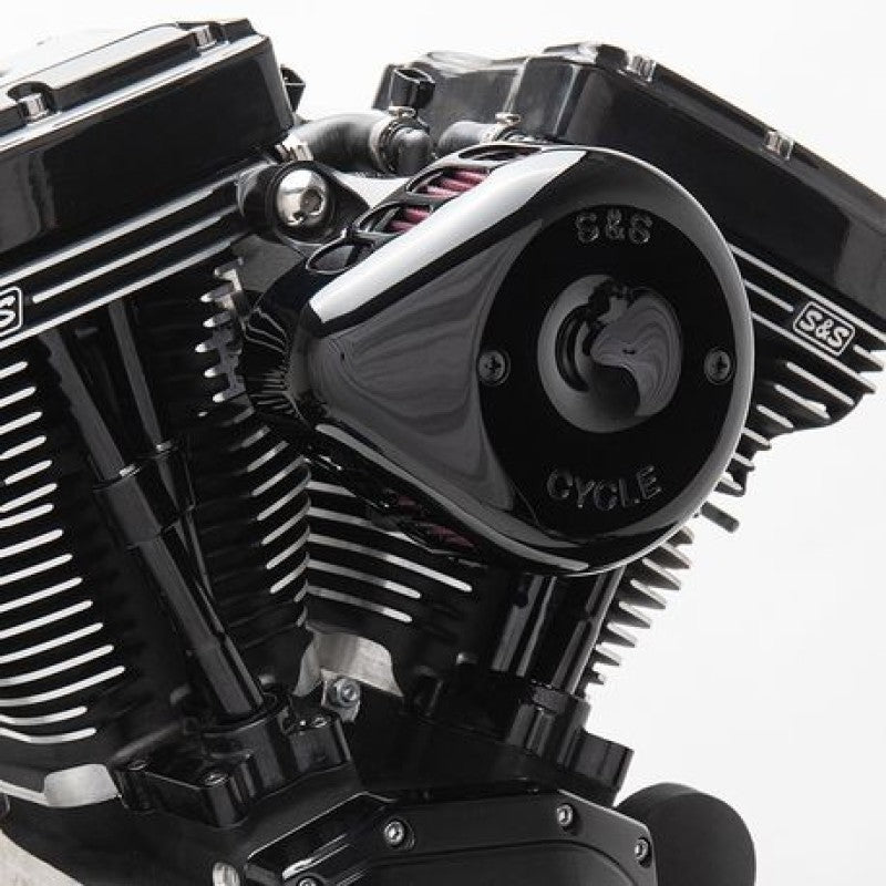 S&S Cycle 170-0440C - SSC170-0440C - S&S Cycle 2007+ XL Sportster Models Stealth Air Cleaner Kit w/ Gloss Black Mini Teardrop Cover - Shipped in Europe - Tuningsupply.com