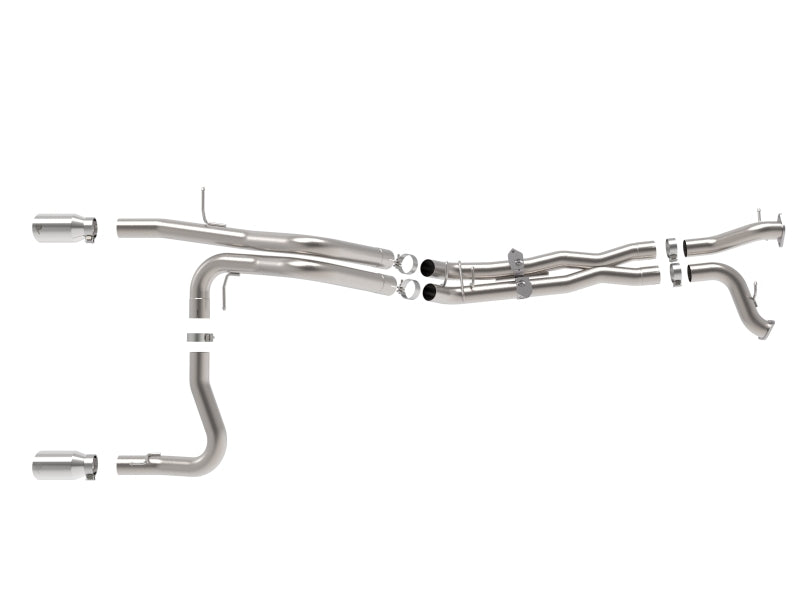 aFe 49-33154-P - AFE49-33154-P - aFe 22-26 Ford Bronco V6 3.0L (tt) Vulcan Series 3in 304SS Cat-Back Exhaust System w/ Polished Tips - Shipped in Europe - Tuningsupply.com