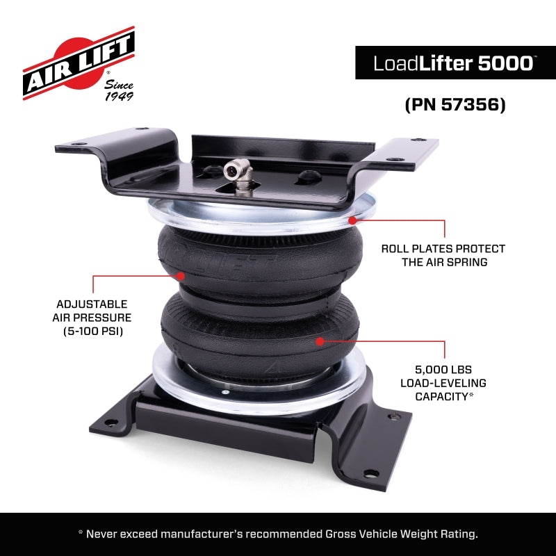 Air Lift 57356 - ALF57356 - Air Lift 24-26 Ford Ranger 4WD LoadLifter 5000 Air Spring Kit - Shipped in Europe - Tuningsupply.com