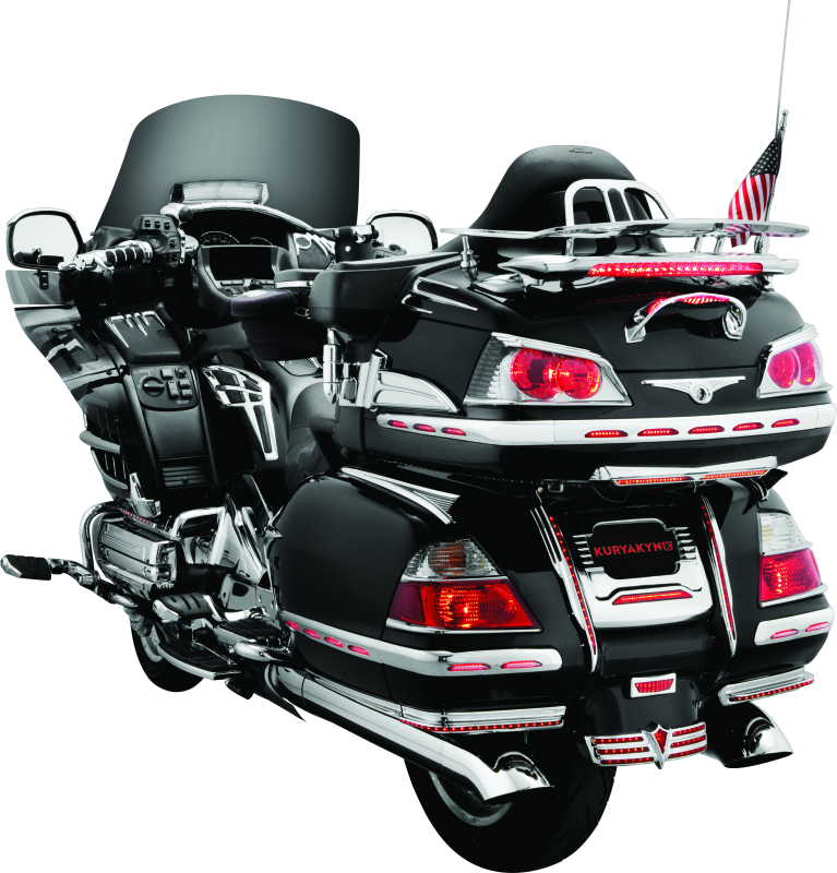 Kuryakyn 3215 - KUR3215 - Kuryakyn L.E.D. Lighted Trunk Lid Handle 01-17 GL1800 Chrome - Shipped in Europe - Tuningsupply.com