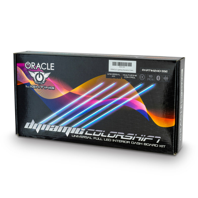 ORACLE Lighting 4240-332 - ORL4240-332 - Oracle Lighting Dynamic Colorshift 18 Piece Universal Full LED Interior Dash Board Kit - Shipped in Europe - Tuningsupply.com