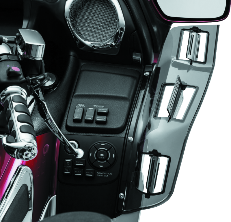 Kuryakyn 8939 - KUR8939 - Kuryakyn Dragon Wings 01-17 Honda GL1800 Models Smoke - Shipped in Europe - Tuningsupply.com