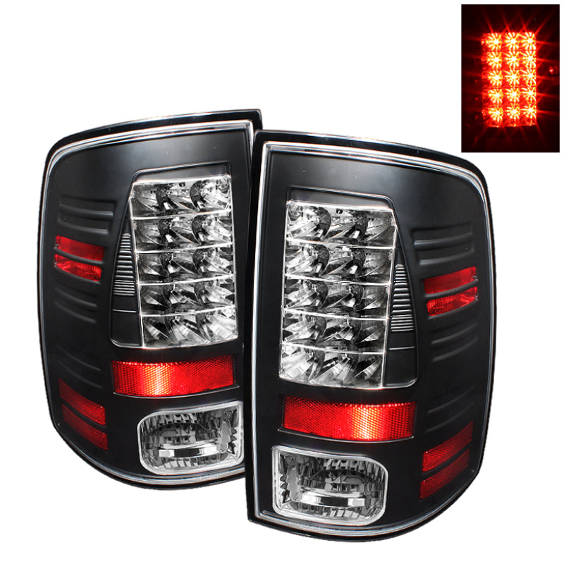 SPYDER 5017543 - SPY5017543 - Spyder Dodge Ram 1500 09-14 10-14 LED Tail Lights Incandescent only - Blk ALT-YD-DRAM09-LED-BK - Shipped in Europe - Tuningsupply.com