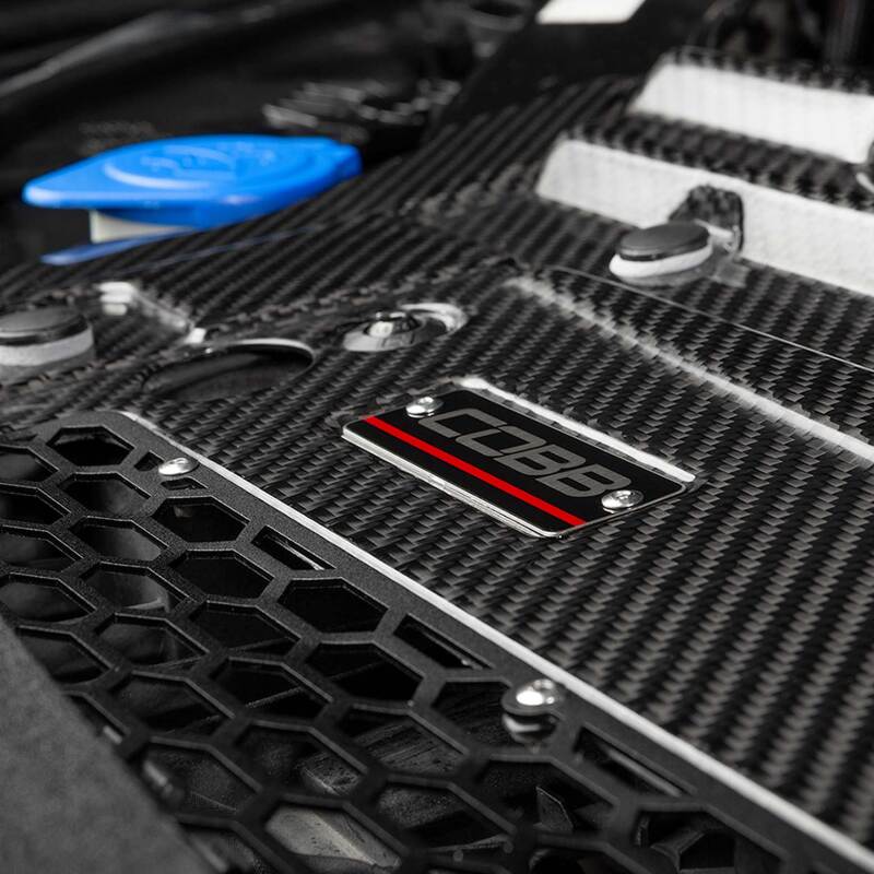 COBB 4F3660 - COBB4F3660 - Cobb 21-23 Ford F-150 Ecoboost 3.5/2.7 Raptor/Tremor/Limited Redline Carbon Fiber Radiator Shroud - Shipped in Europe - Tuningsupply.com