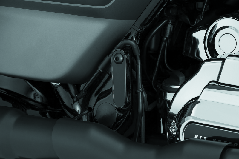 Kuryakyn 9397 - KUR9397 - Kuryakyn Passenger Board Block Off Plate Black - Shipped in Europe - Tuningsupply.com