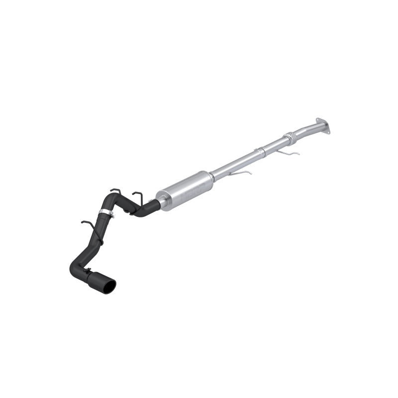 MBRP PS5015BLK - MBRPS5015BLK - MBRP 2023+ Chevy Colorado/GMC Canyon Aluminized Steel 3in Cat-Back Single Side Exit - Black - Shipped in Europe - Tuningsupply.com