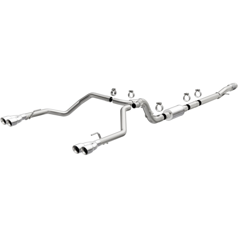 Magnaflow 19489 - MAG19489 - MagnaFlow 2019 Chevrolet Silverado 1500 Quad Exit Polished Stainless Cat-Back Exhaust - Shipped in Europe - Tuningsupply.com