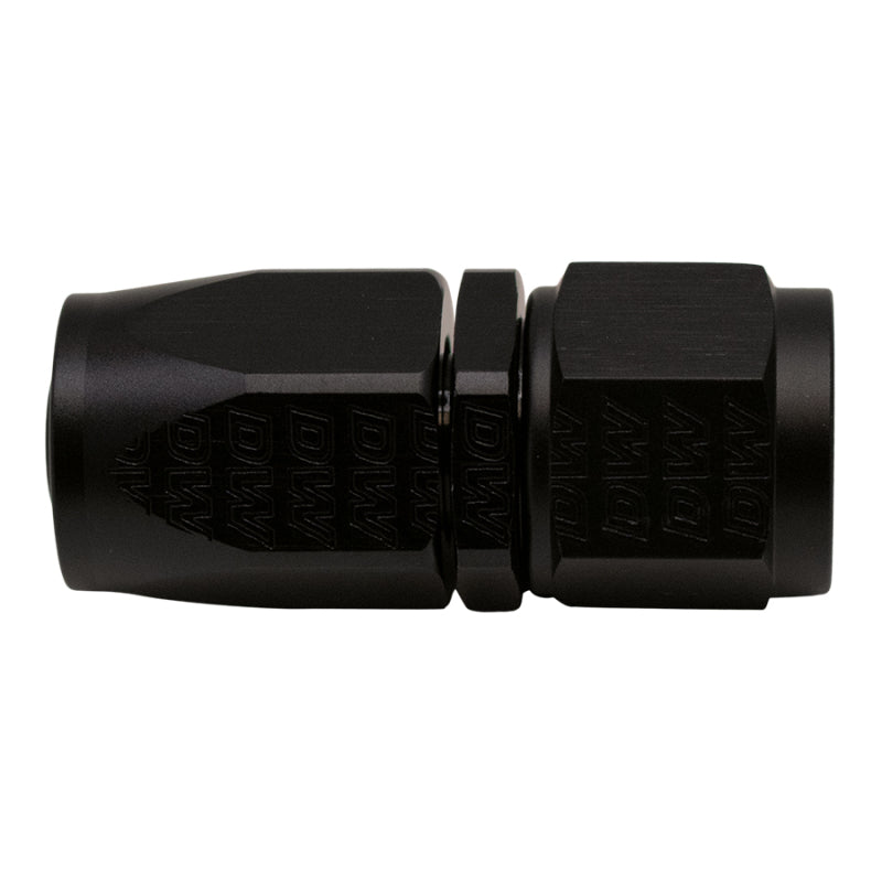 DeatschWerks 6-02-0805-B - DWK6-02-0805-B - DeatschWerks 8AN Female Swivel Straight Hose End CPE - Anodized Matte Black - Shipped in Europe - Tuningsupply.com