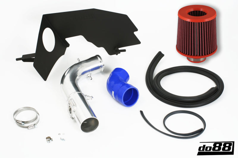 do88 IR-110B-FILTER - DOBIR-110B-FILTER - do88 SAAB 9-3 2.0T 2005- Turbo Intake System w/Filter Blue Hose - Shipped in Europe - Tuningsupply.com