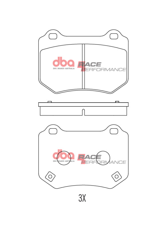 DBA DB15007RP - DBADB15007RP - DBA 18-21 Subaru WRX STI Rear RP Performance Brake Pads - Shipped in Europe - Tuningsupply.com