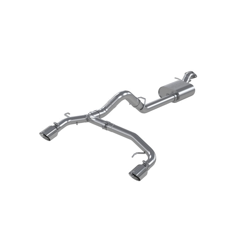 MBRP PS5241AL - MBRPS5241AL - MBRP 21-22 Ford Bronco 2.3/2.7L EcoBoost 2/4-Dr 3in Catback Dual Split Rear Exit Aluminized Steel - Shipped in Europe - Tuningsupply.com