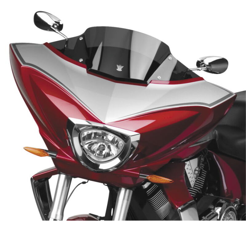 National Cycle N20702 - NATN20702 - National Cycle 10-17 Victory Cross Country/Tour/8-Ball/Magnum V Stream Low Windshield - Dark Tint - Shipped in Europe - Tuningsupply.com