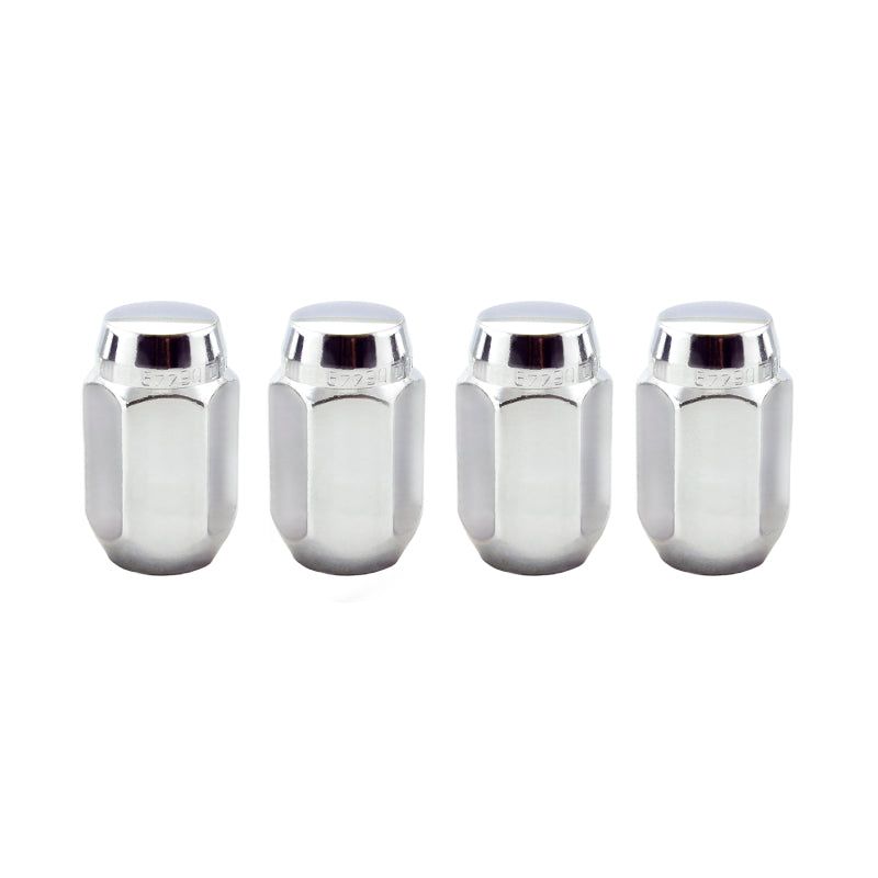 McGard 64002 - MCG64002 - McGard Hex Lug Nut (Cone Seat) M12X1.5 / 13/16 Hex / 1.5in. Length (4-Pack) - Chrome - Shipped in Europe - Tuningsupply.com