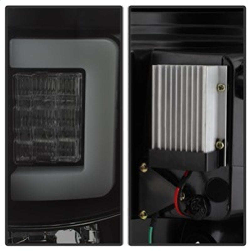 SPYDER 5084217 - SPY5084217 - Spyder 09-14 Ford F150 V2 Light Bar LED Tail Lights - Blk Smoke (ALT-YD-FF15009V2-LBLED-BSM) - Shipped in Europe - Tuningsupply.com