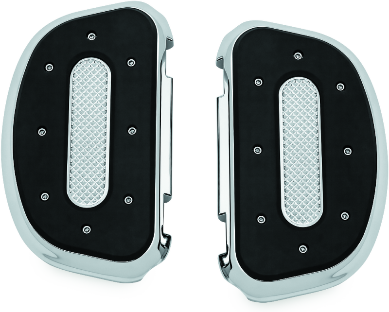 Kuryakyn 7043 - KUR7043 - Kuryakyn Heavy Industry Passenger Floorboards Touring Models Chrome - Shipped in Europe - Tuningsupply.com