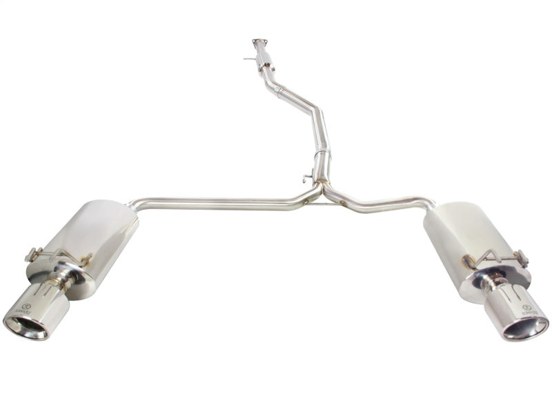 aFe 49-36605 - AFE49-36605 - aFe Takeda Exhaust 304SS Dual Cat-Back w/ Polished Tips 13-17 Honda Accord LX/EX/EX-L Sedan L4 2.4L - Shipped in Europe - Tuningsupply.com