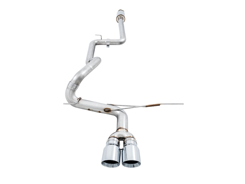 AWE Tuning 3020-32034 - AWE3020-32034 - AWE Tuning Ford Focus ST Track Edition Cat-back Exhaust - Chrome Silver Tips - Shipped in Europe - Tuningsupply.com