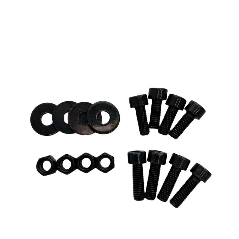 SPARCO 50001ZN - SPA50001ZN - Sparco Seat Hardware Spacer Kit Bottom Mount - Black Zinc - Shipped in Europe - Tuningsupply.com