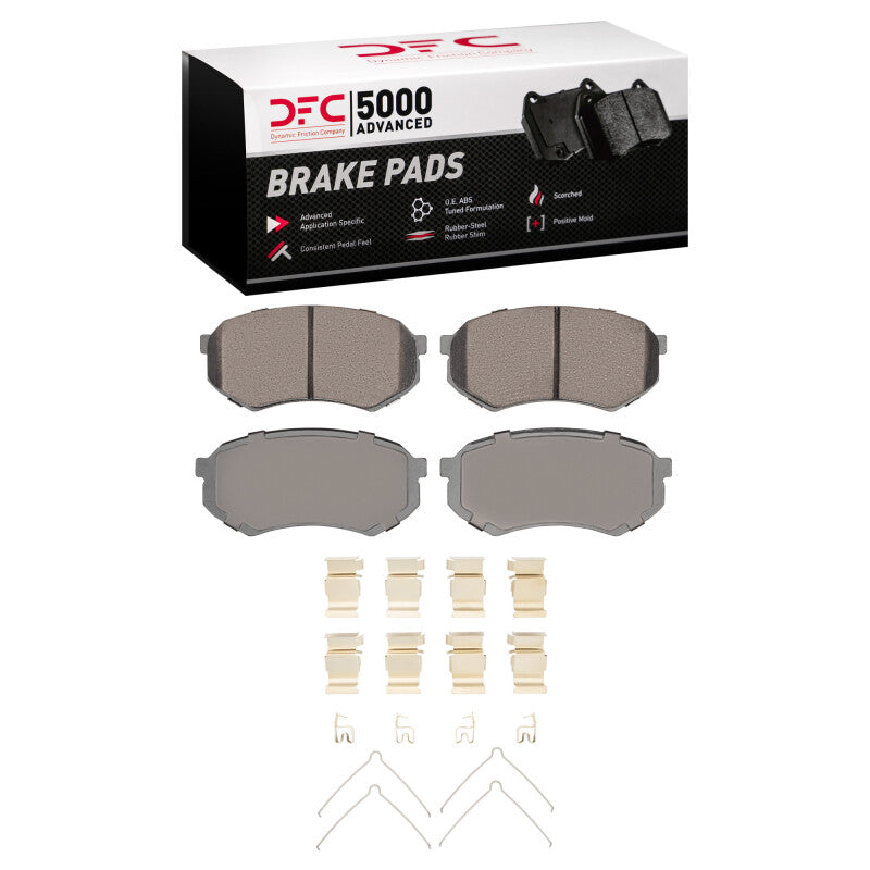 DFC 1551-0433-01 - DFC1551-0433-01 - DFC 95-04 Toyota Tacoma Front 5000 Advanced Ceramic Brake Pads and Hardware Kit - Shipped in Europe - Tuningsupply.com